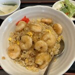 熊猫 - エビ炒飯アップ