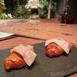 タビ式 - お通しはクロワッサン✨️