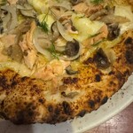 ベントエマーレ - 秋鮭としめじのピッツァ