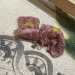 鮨 権左衛門 - 高森牛の生ハム