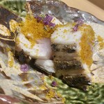 鮨 権左衛門 - 鰆の塩焼きとカラスミ