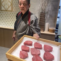 鮨 権左衛門 - 高森牛のステーキ