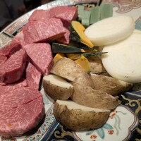 大阪鉄板焼き 神戸牛 TATARA - 今日のメイン