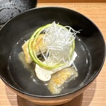 御料理 一燈 - 松茸　焼き茄子　白うなぎ