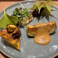 御料理 一燈 - ノドグロ　茄子　栗