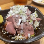 もつ焼 かど - レバ刺し