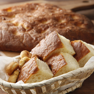 出来立てのフォカッチオの香り