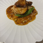 神田 雲林 - 下から穴子、帆立、フォアグラ