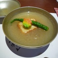 板前心 菊うら - 蓮根のすり流し汁