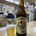 第三モッキリセンター - 瓶ビール、札幌赤星ラガー