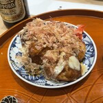蛸正 - たこ焼き:圧倒的に粒が大きい。出しが効いた生地はとろとろ。ソースマヨネーズのサクトロ仕上げ◎