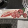焼肉 喰心 - 焼肉ランチコース　3,800円　右からタン、カルビ、カルビロース