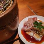 魚や 旬平 - 炭焼き（アナゴ、いか）