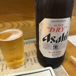 正宗屋 - 瓶ビール 大（アサヒスーパードライ）