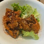 カレー食堂心 - 「シビ激辛・ザンギ」490円