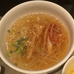 うしごろバンビーナ - コースメニューの冷麺