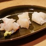 花いち - めいち鯛、鯛の霜ふり、やりいか