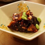 花いち - 水茄子と貝柱の生姜みそ