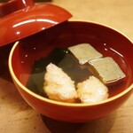 花いち - 海老真薯とわかめ麩