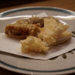 花いち - やりいかと干し芋の天ぷら