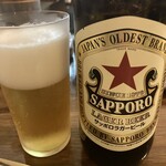 餃子酒家 照井 - 赤星大瓶