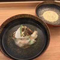 日本料理 晴山 - 松茸＆海老他のしんじょ