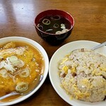 お食事処 一番 - ミニチャーハン＋チャーシュー玉子あんかけ（9月のおすすめ）