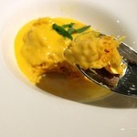 リストランテ サクラ - 2014.10 人参とズワイ蟹のフラン