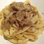 リストランテ サクラ - 2014.10 ダイヤモンドポークと白ワイン、トリュフのパスタ