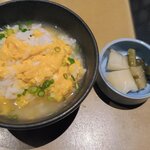 かに・ふぐ料理 玄品 南越谷 - 雑炊＆香物