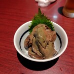 きはる - 鶏白レバーの低温オイル煮