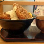 ごはん処 藤井堂 - アジフライ丼 (税込)980円 ※正面から (2025.09.26)