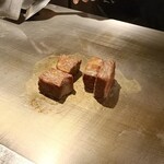 鉄板焼 美安 川崎 - A5ランク黒毛和牛ステーキ