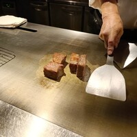 鉄板焼 美安 川崎 - A5ランク黒毛和牛ステーキ