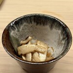 鮨 陸 - 松茸（長野産）、干瓢、シャリ