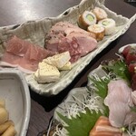 すみ家 - ちくわにはポテサラも。これ家でもやろうかな。