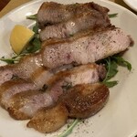 OSTERIA il FUOCO - メイン。イタリアの地方料理（聞いて忘れてしまいました。サルデーニャだったような）
