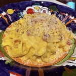 ピッツェリア　オオサキ 本店 - カルボナーラ