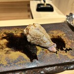 壽志 丈太朗 - 肉厚北寄貝 軽く炙ってあり柔らかさと歯ごたえ