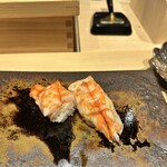 壽志 丈太朗 - 車海老二枚重ね 女性はカットしてくれます