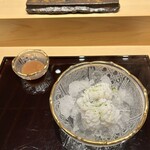 壽志 丈太朗 - 鱧のしゃぶしゃぶ 松前梅肉