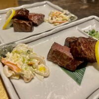会員制 寿司割烹鷹勝 博多総本店 - コースの黒毛和牛モモステーキ