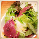 利久 - サラダにも牛タン