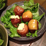 肉巻きおにぎり3種（2014/10）