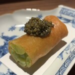 眞善美 - 新潟県聖籠町産緑丸銀杏の春巻 キャビア 胡麻油