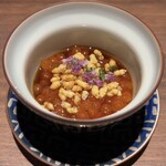 眞善美 - 腹子の紹興酒漬け おこげ 柚子の皮