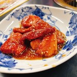 富久重 - 黒毛和牛中落ち肉 825円