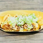 かんすけ - たこ焼き9個一味マヨ810円＋明太マヨ108円＋ねぎトッピング54円＝合計972円