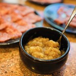 大衆肉料理 大幸 - おろしポン酢。たんまりあるし、脂っこいのはこれで解消♪160円