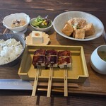 マメコメ - 料理写真:厚揚げ豆腐御膳(ランチ)　1,600円